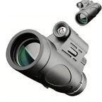 12X42 Monocular Telescope Night Spyglass High Power Dual Focus Optical Zoom Scope Long Range High Magnification