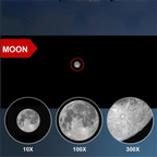 Professional HD Monocular Telescope 10-300x Zoom Long Range Portable for Hunting and Outdoor Activities