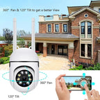 3MP WiFi Camera Home PTZ IP Camera Color Night Audio Wireless Surveillance Camera Auto Home Tracking Security  CCTV Camera