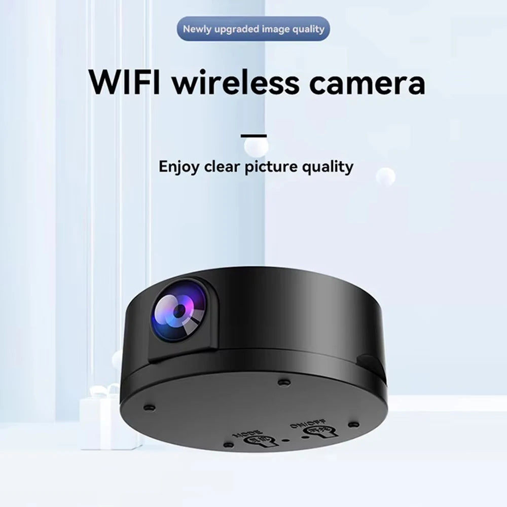 Wireless WIFI Camera  HD 1080p Wireless Mini Camera Night Vision Motion Sound Detector 170 Degrees Wide Angle Micro Baby Monitor