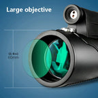 12X42 Monocular Telescope Night Spyglass High Power Dual Focus Optical Zoom Scope Long Range High Magnification