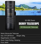 Monocular Telescopic Zoom HD Binoculars High Power Cell Phone Photo Monoculars