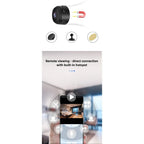Camera Wireless Camera Wifi Camera Home HD Security Camera Outdoor Sports Camera Applicable for A Variety of Occasions Portable