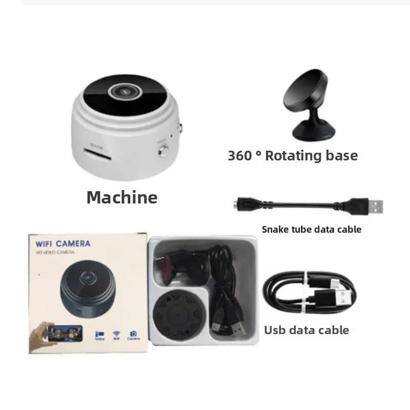 Camera Wireless Camera Wifi Camera Home HD Security Camera Outdoor Sports Camera Applicable for A Variety of Occasions Portable