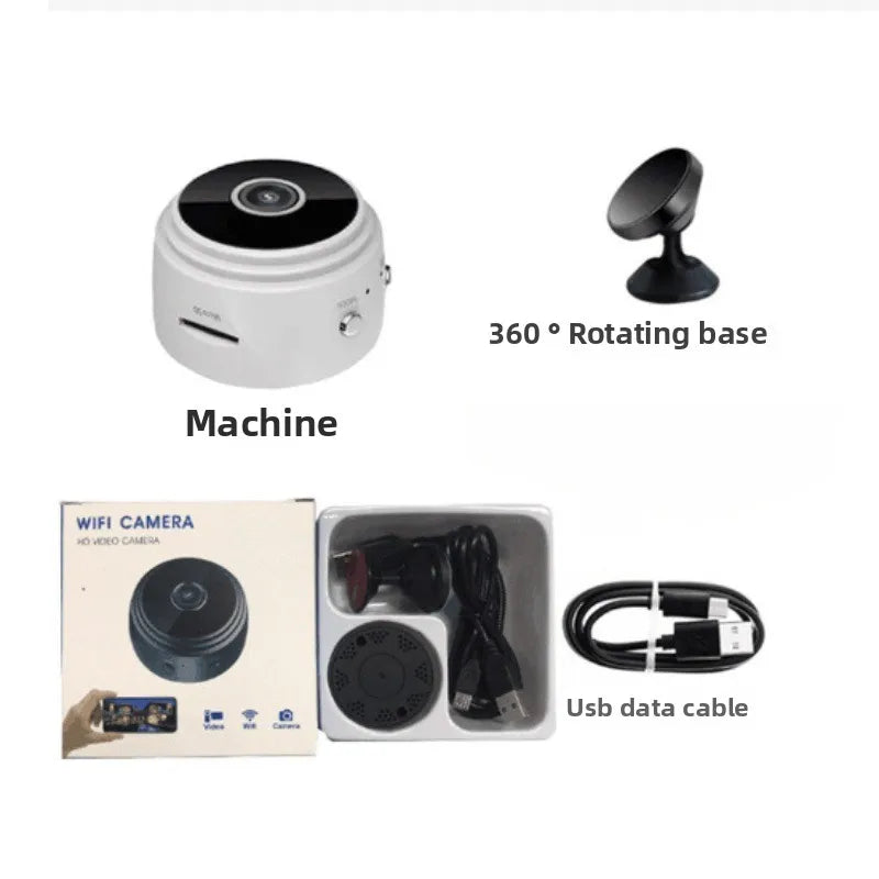 Camera Wireless Camera Wifi Camera Home HD Security Camera Outdoor Sports Camera Applicable for A Variety of Occasions Portable