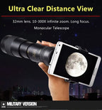 Monocular Telescopic Zoom HD Binoculars High Power Cell Phone Photo Monoculars